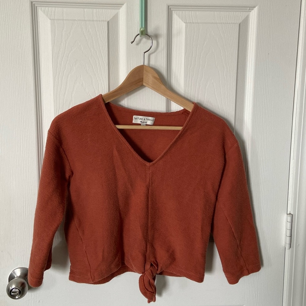 Slightly cropped madewell top